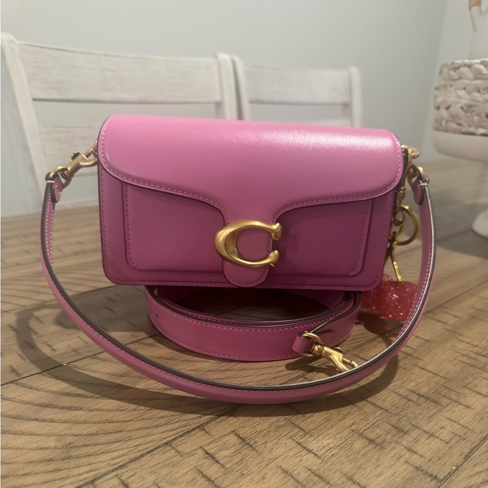 Coach Fuchsia Leather Crossbody Bag